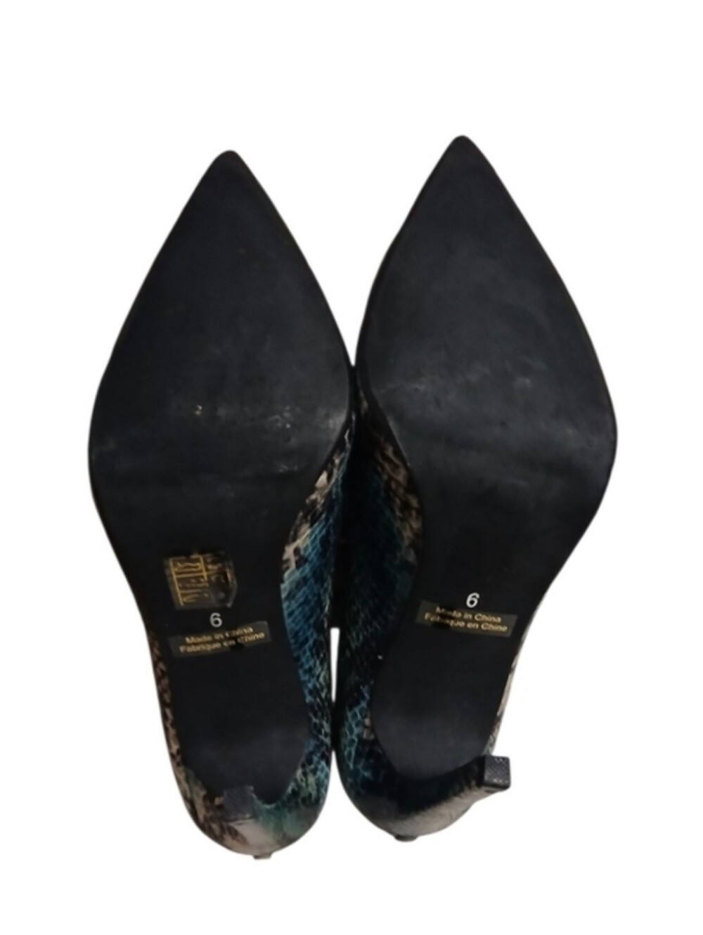 Jeffrey Campbell | Colorful Snakeskin Leather Stiletto Heels Size 6 - Picture 11 of 12